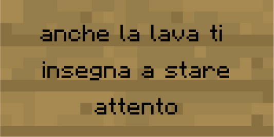 anche la lava ti  insegna a stare attento